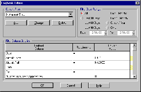Logbook filters