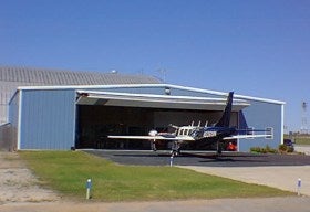 GAMI hangar in Ada, OK
