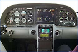 The SR-20's front office
