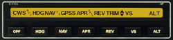 The S-Tec 50's control panel