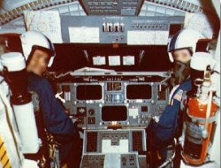 Shuttle cockpit