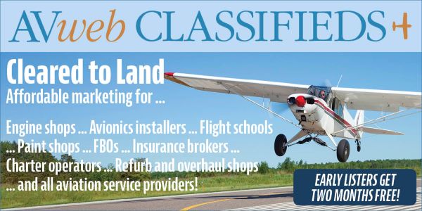 AVweb 'Classifieds Cleared to land