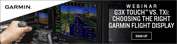 Garmin 'Webinar G3X Touch vs TXi...