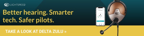 Lightspeed 'Better Hearing. Smarter Tech. Safer Pilots. 