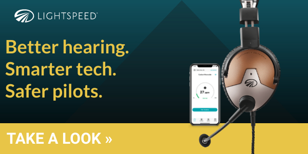 Lightspeed 'Better Hearing. Smarter Tech. Safer Pilots. January 10 2023'
