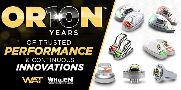Whelen '10 years of trusted performance 